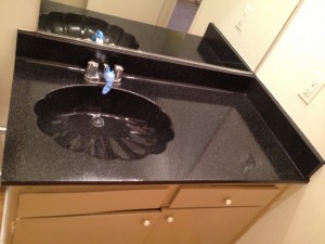 Bathroom Vanity and Sink Counter Top Refinished